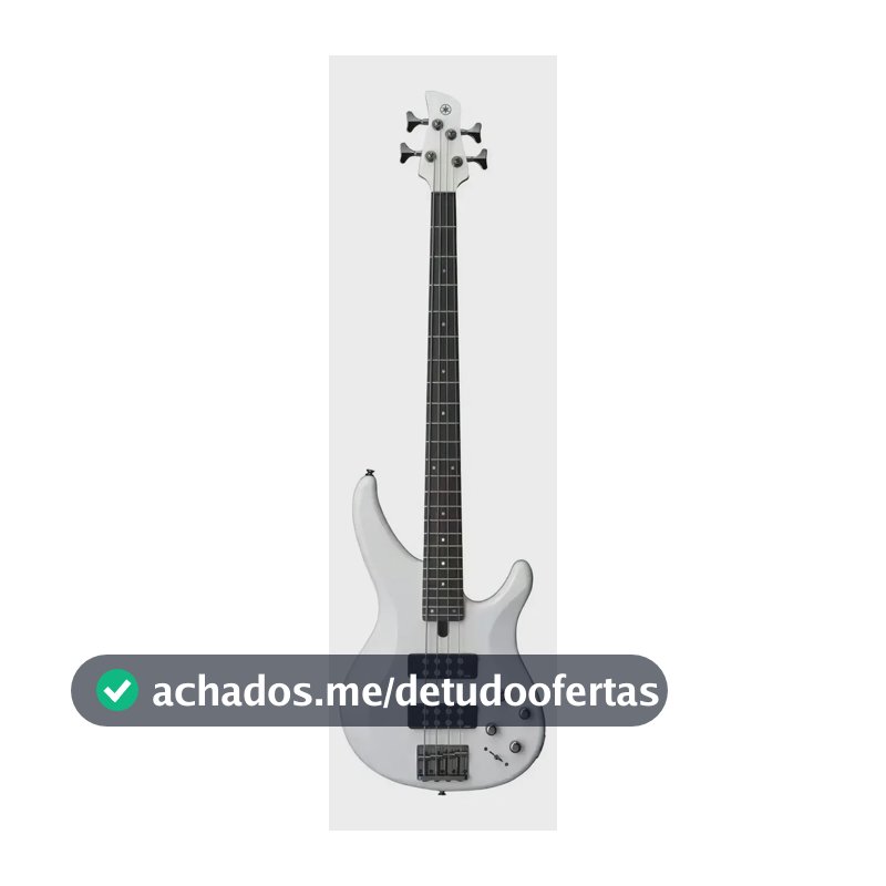Contrabaixo Elétrico 4 Cordas Trbx 304 Wh Branco Yamaha Orientação da mão Destro
