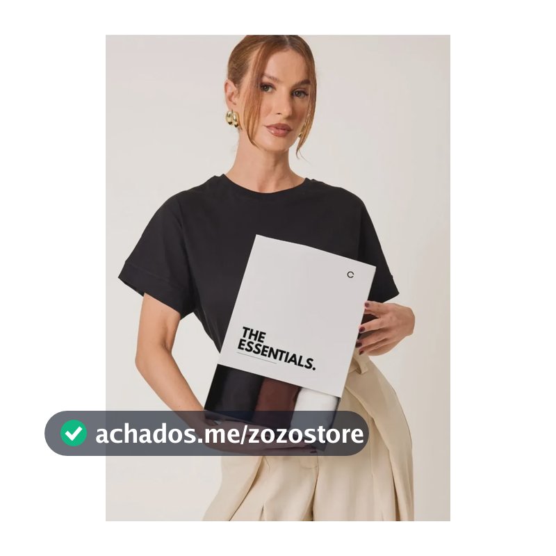 Kit 3 T-shirts Oversized Classic Algodão Cléa Store
