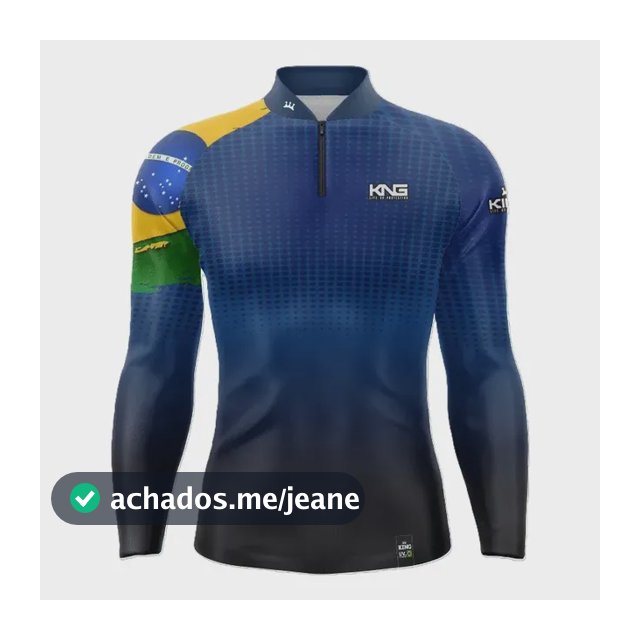 Camiseta Pesca Brasil Proteção Solar Uv50+ King