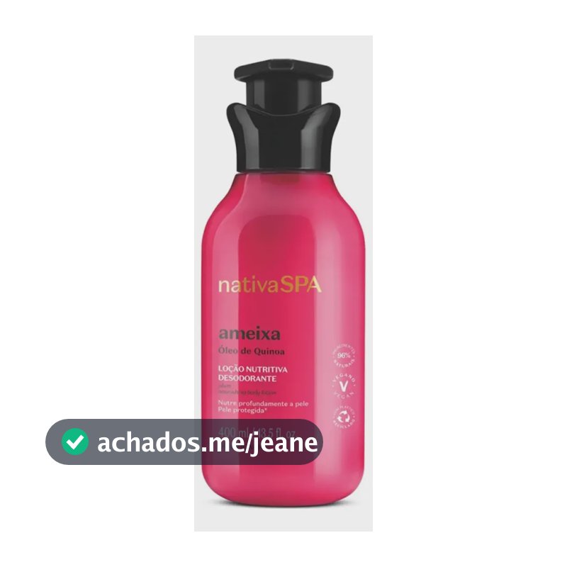 Loção Hidratante Desodorante Corporal Nativa SPA Ameixa 400ml O Boticário