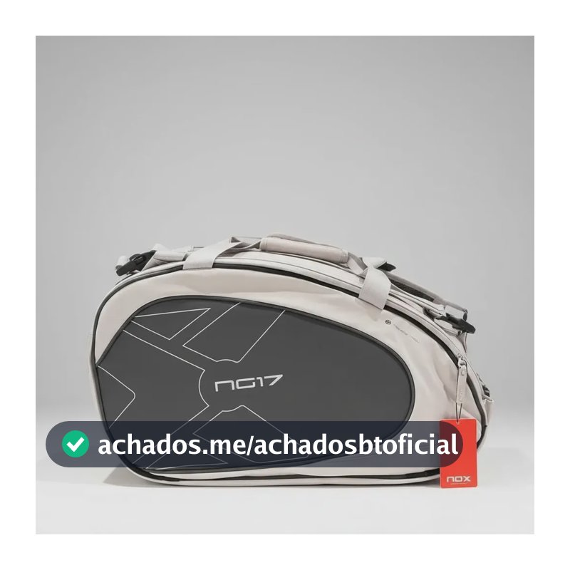Raqueteira Nox NG17 2026 Black/White para 4 raquetes black/white