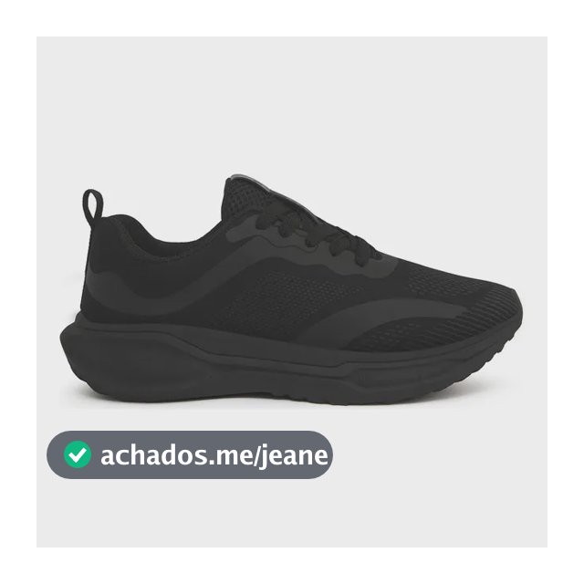 Tênis Mv3 Esportivo Caminhada Academia Casual Confortável Preto/preto 39