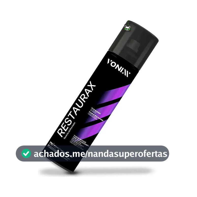 Vonixx Automotiva RESTAURAX SPRAY 400ML restaurador