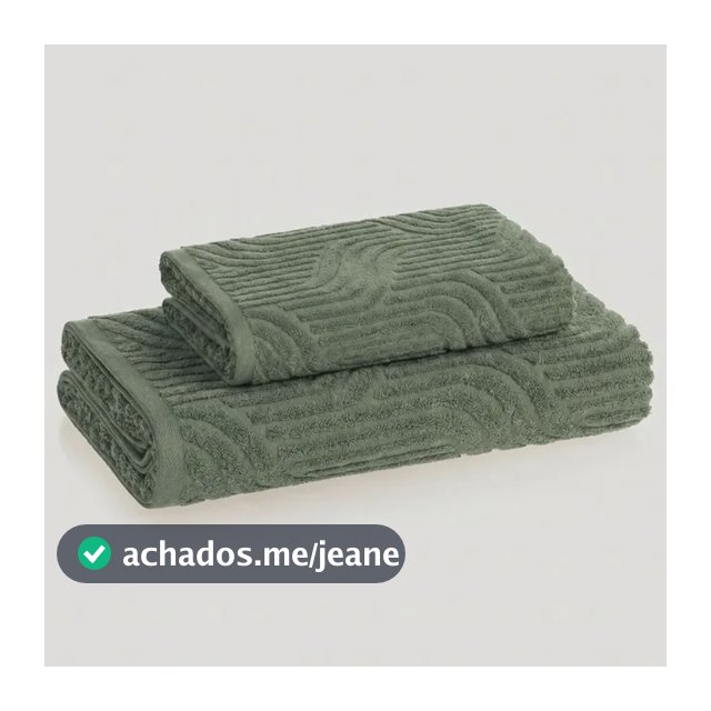 Kit Banho E Rosto 2 Peças Fio Penteado Nero Bosque Karsten Verde
