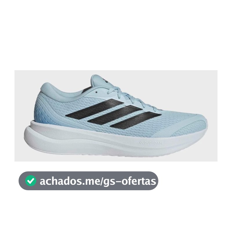 Tênis De Corrida Masculino Runfalcon 6 Cloudfoam adidas Azul Liso 42 Br