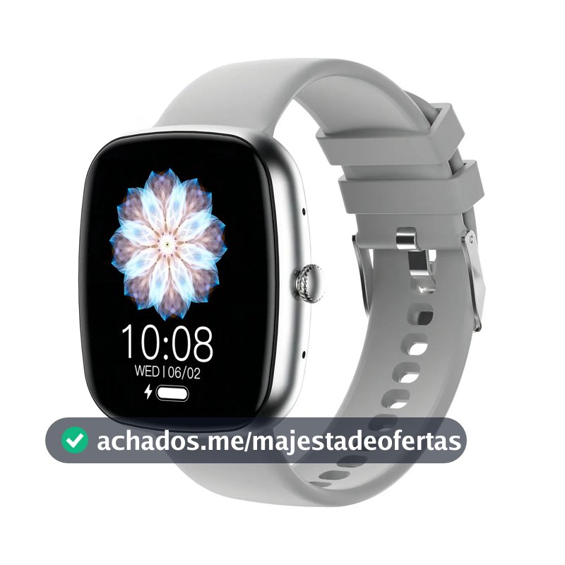 Smartwatch Bazik Prime S35 Ultra Max 47mm, Com Bluetooth e GPS Para Android e iOS