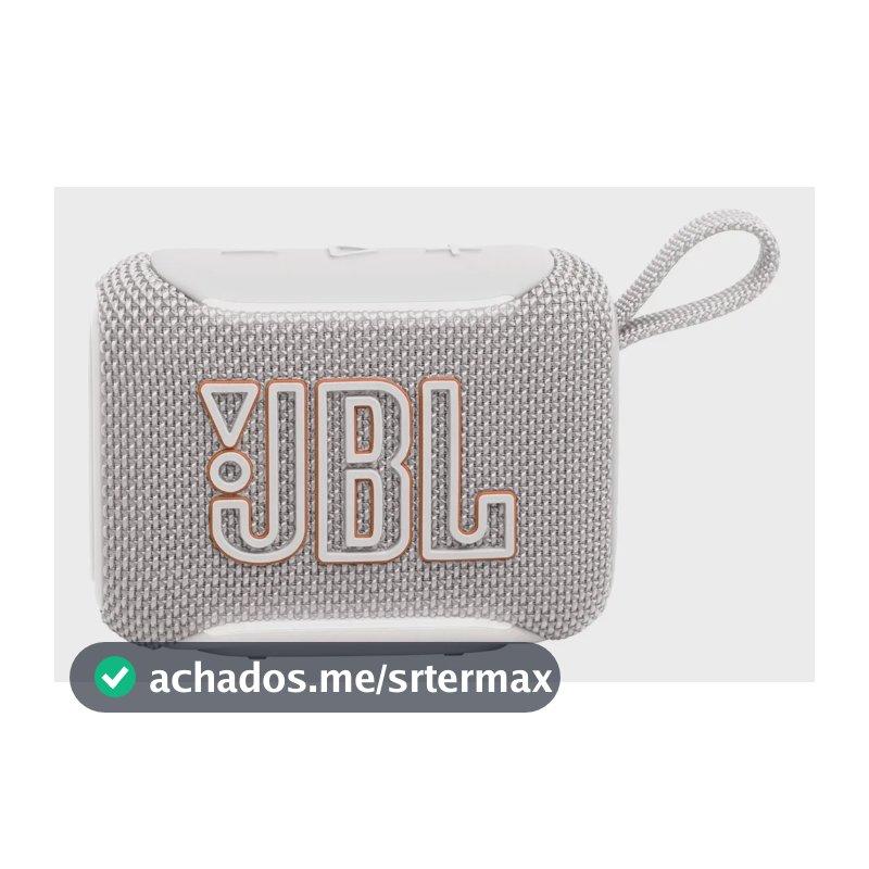 Caixa de som portátil com Bluetooth JBL GO5 - Branca