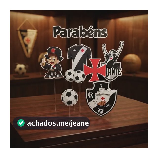 Topo Topper De Bolo Tema Personalizado Vasco Da Gama Preto Vasco Da Gama