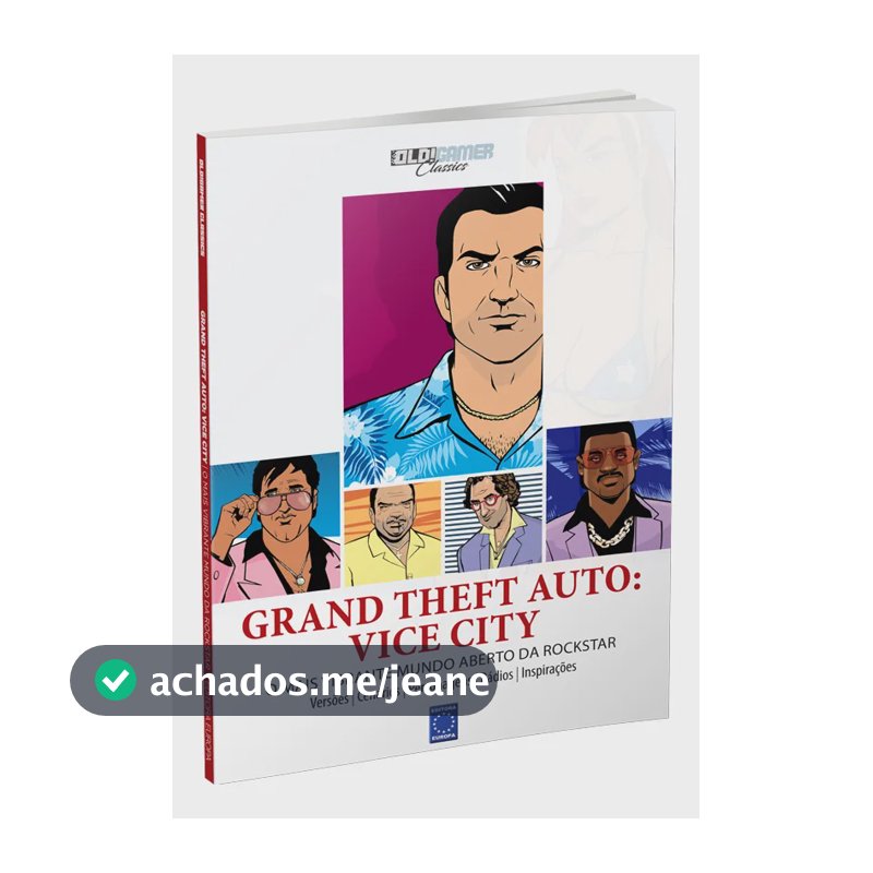 OLD!Gamer Classics: Grand Theft Auto - Vice City - Editora Europa - Capa Mole