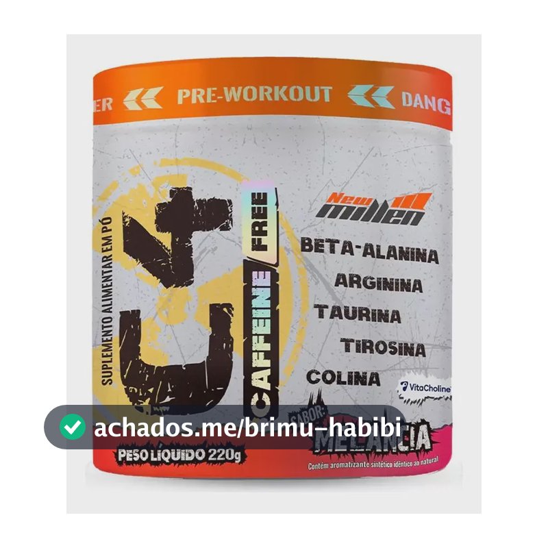 C4 Caffeine Free 220g - New Millen (pré Treino Sem Cafeína) Sabor Melancia