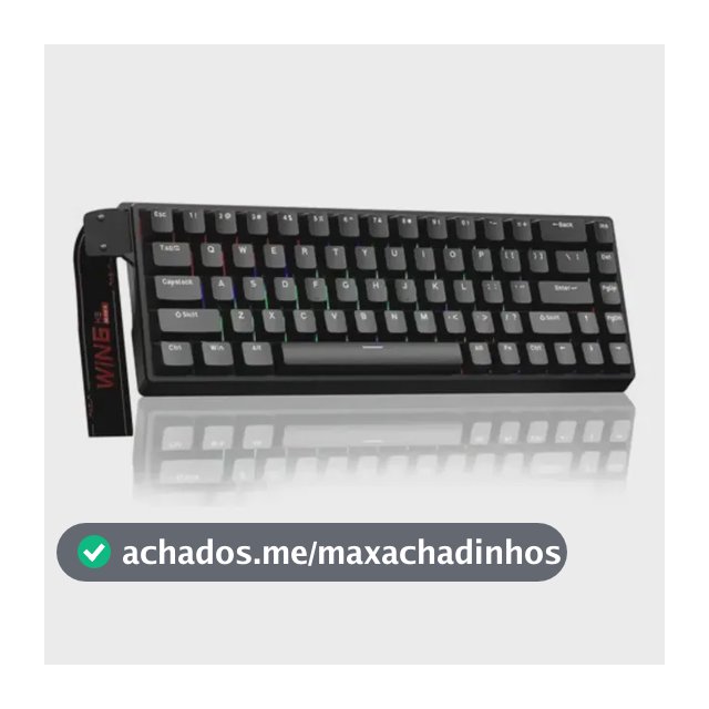 Teclado Magnético Aula Win68 68% Cor de teclado Preto Idioma Inglês US