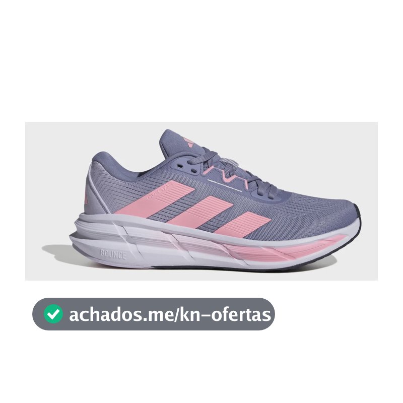 Tênis Feminino Questar 3 adidas Violeta E Rosa Liso 36