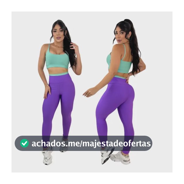 Conjunto Fitness Bicolor Suplex Premium Feminino Academia
