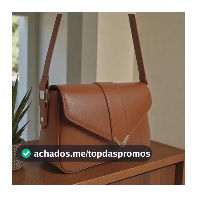 Bolsa Feminina Baguete De Ombro Com Detalhes Em Dourado