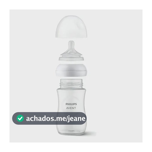 Mamadeira Petala 260ml Transparente Philips Avent SCY903/01