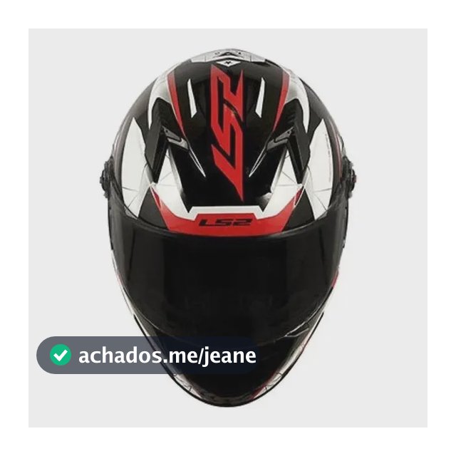 Capacete Para Moto Integral LS2 FF358 Draze Preto e Vermelho Tamanho M