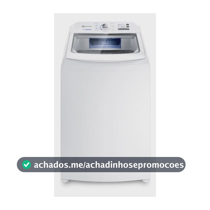 Máquina de Lavar 17kg Electrolux Essential Care com Cesto Inox, Jet&Clean e Ultra Filter LED17