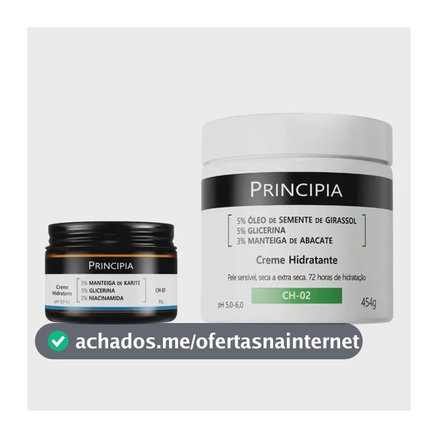 Principia Kit Cremes Hidratantes Rosto E Corpo Ch-01 + Ch-02 Seca Dia/noite