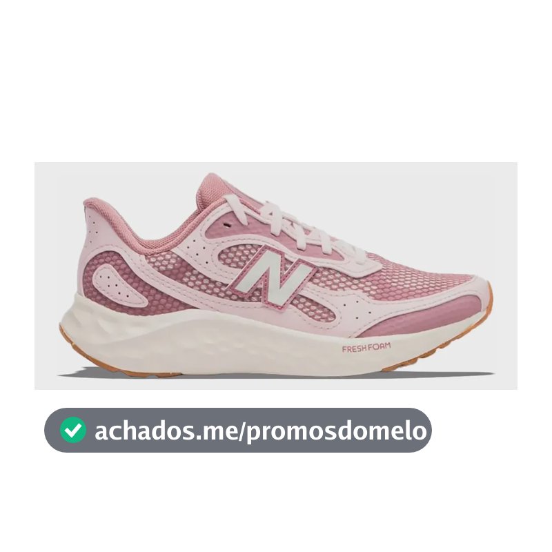 Tênis New Balance Fresh Foam Arishiv4 Feminino Rosa Rosa 36 Br