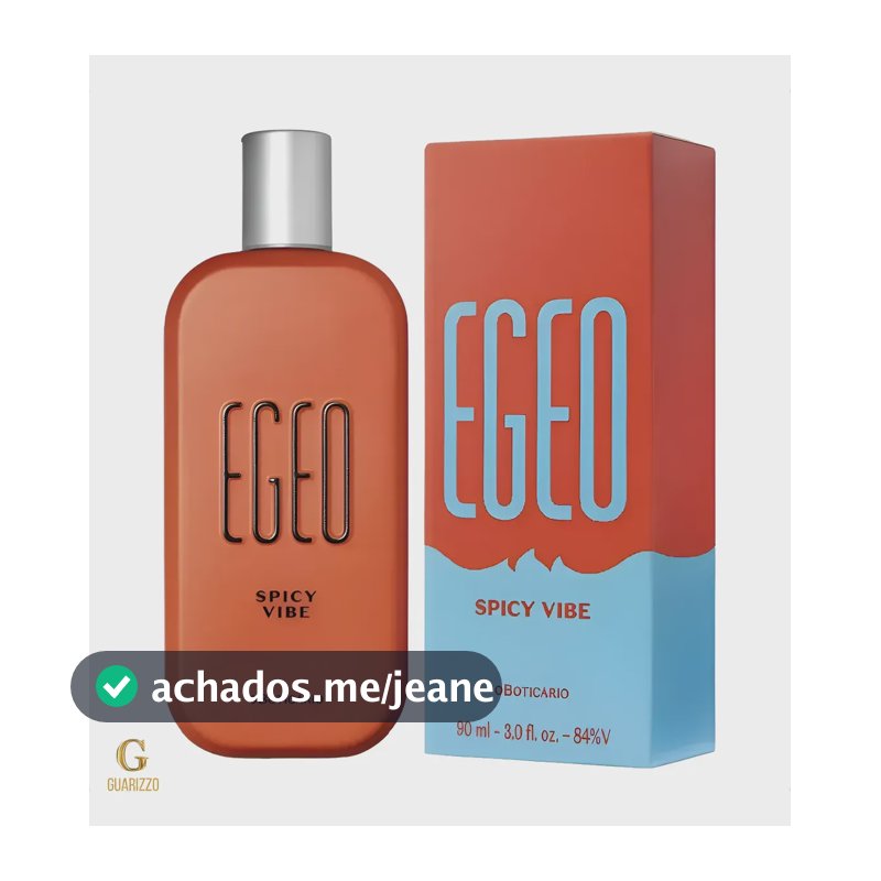 Perfume Egeo Spicy Vibe Deo Colônia 90ml - O Boticario