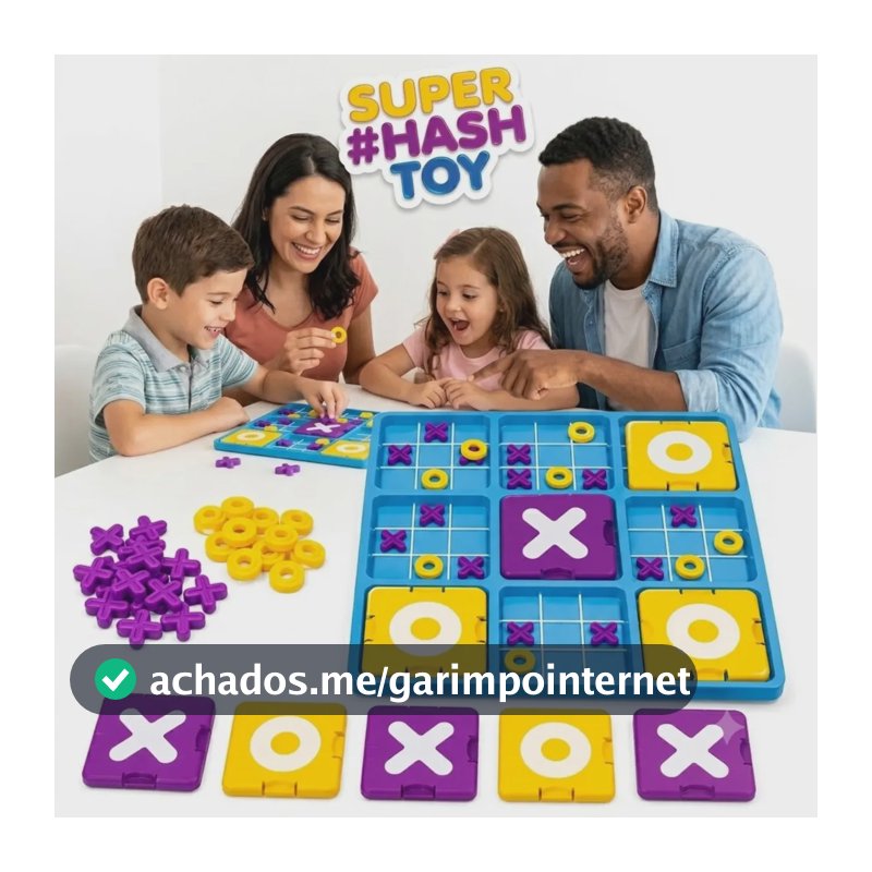 Jogo Da Velha Interativo Educativo Infantil Tic Tac Toe 9em1 Tabuleiro Jogos em Familia Educativo Estratégia