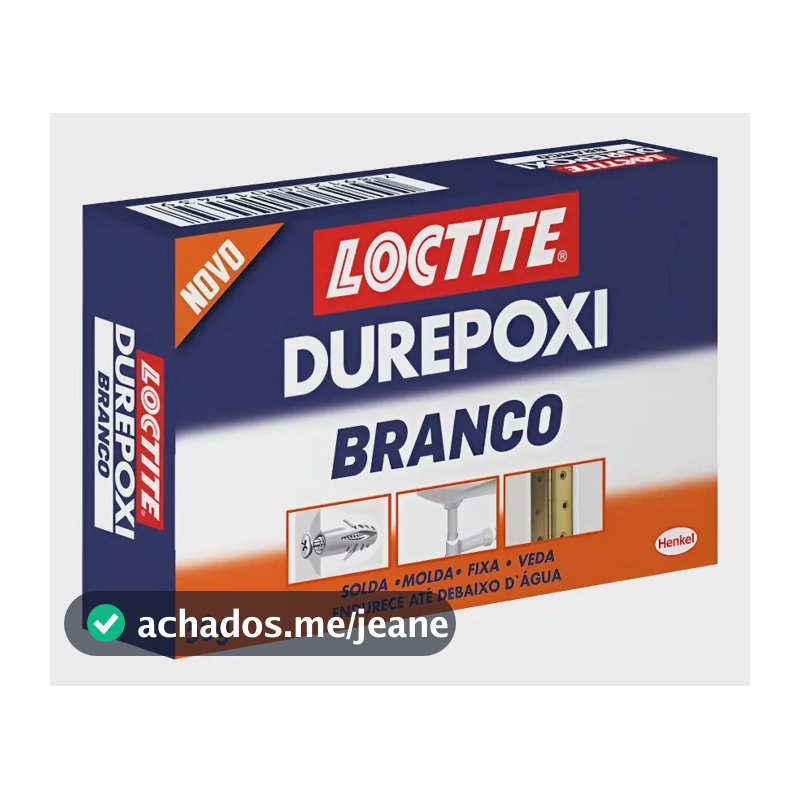 Durepóxi Branco Adesivo Epóxi Massa Loctite 50g Henkel
