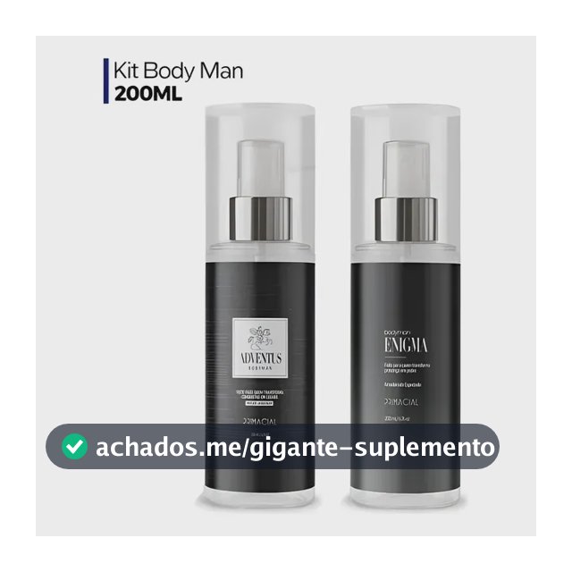 Kit Body Splash Masculino Adventus E Enigma 200ml