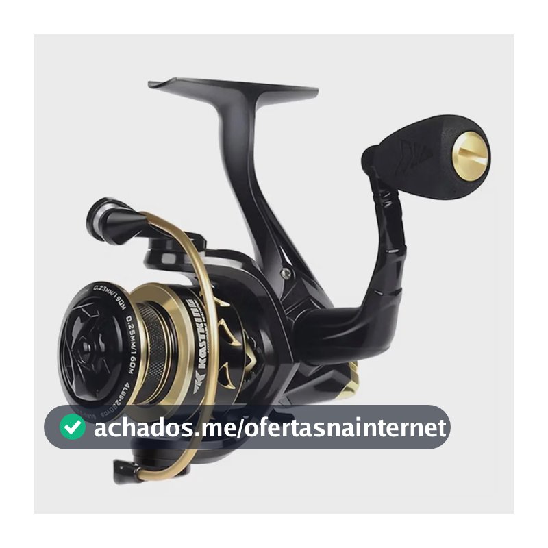 Molinete De Pesca Valiant Eagle Gold Black 1000 - Kastking