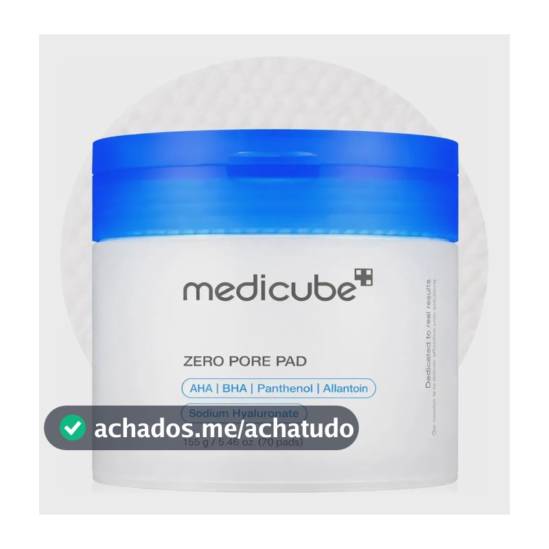 Medicube Zero Pore Pad 2.0 - 70 Almofadas Tônicas Faciais Momento de Aplicação Dia/Noite Tipo De Pele Todo Tipo De Pele