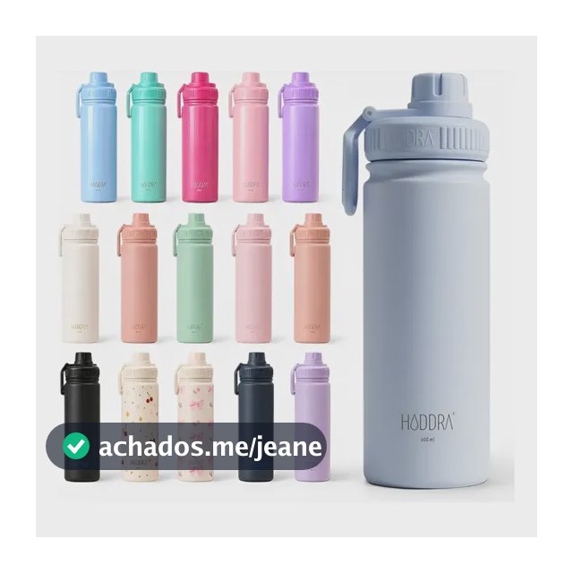 Garrafa Térmica 600 Ml Inox Fitness Academia Quente Gelado