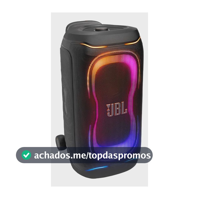 Caixa De Som Bluetooth Jbl Partybox Stage 330 Com 280w De Po Preto 127/220v