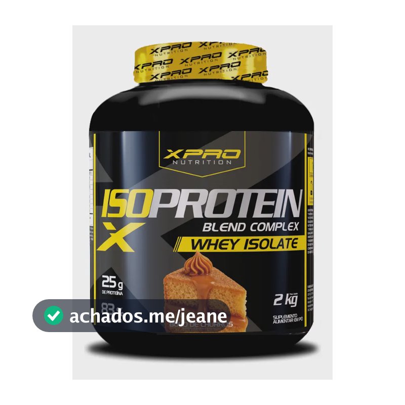 Whey protein XPro Nutrition Iso Blend Complex em pó sabor Bolo deChurros x 2kg