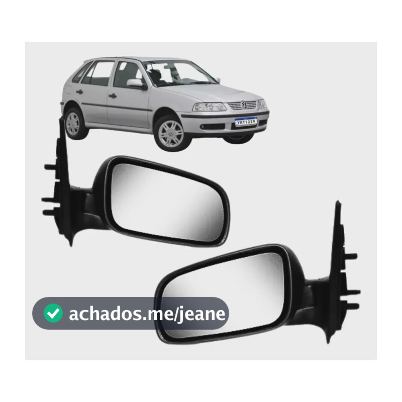 Par Retrovisor Gol Parati Saveiro G3 G4 4 Portas S Controle