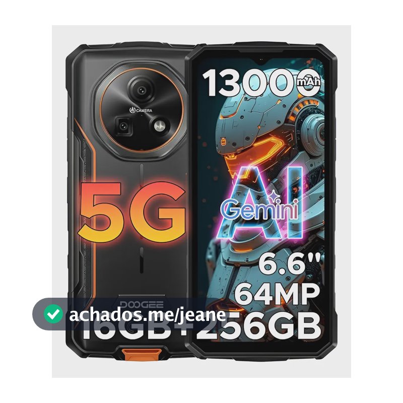 Cat S62 Pro Doogee Fire 7 16gb 126gb 5g, Prova D'água Cor Preto/orange