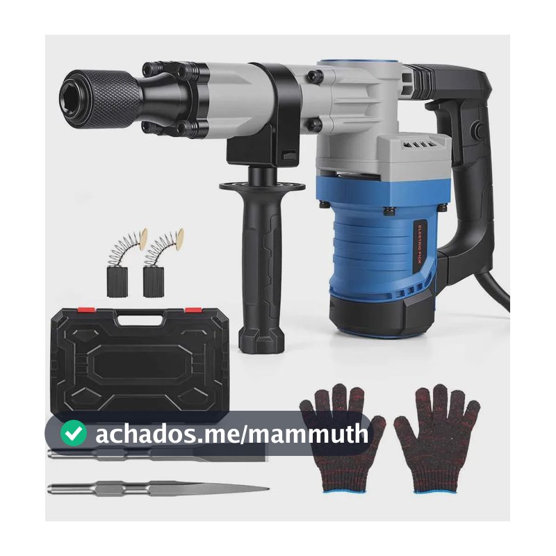 Martelo Demolidor Rompedor 2400w 25j Cor Azul Frequência 50 Hz/60 Hz