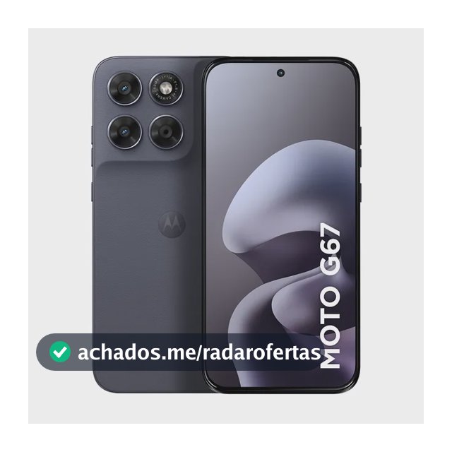 Smartphone Motorola Moto G67 5g - 128gb 4gb Ram + 8gb Ram Boost, Camera 50mp Sony Lytia 600, Tela 1.5k Extreme Amoled 120hz, Ultrarresistente - Chumbo