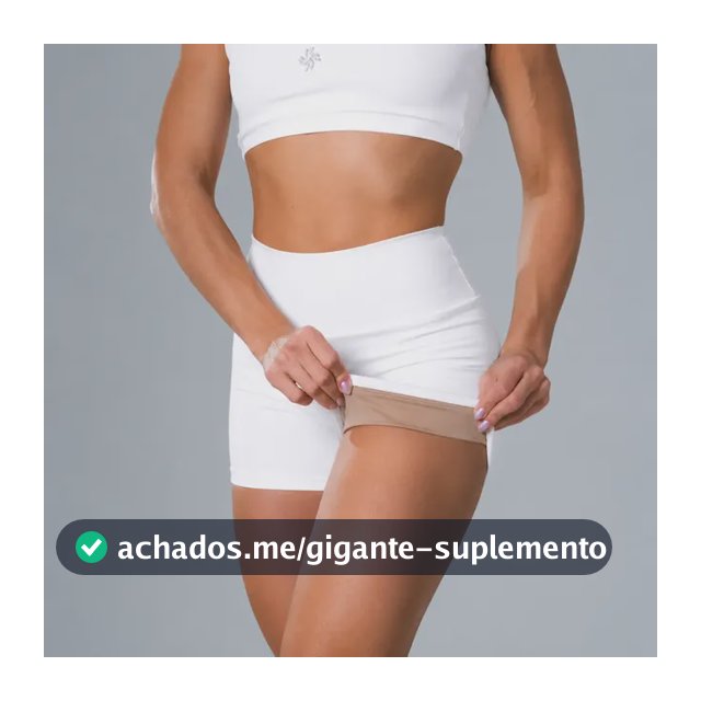 Short Academia Treino Feminino Branco Moda Fitness Duplo
