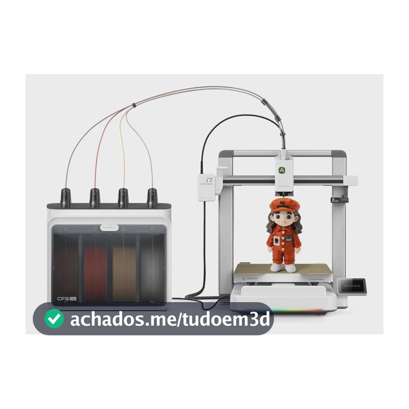 Impressora 3d Multicolorida Creality Sparkx I7 Combo 500mm/s 127/220v Branco