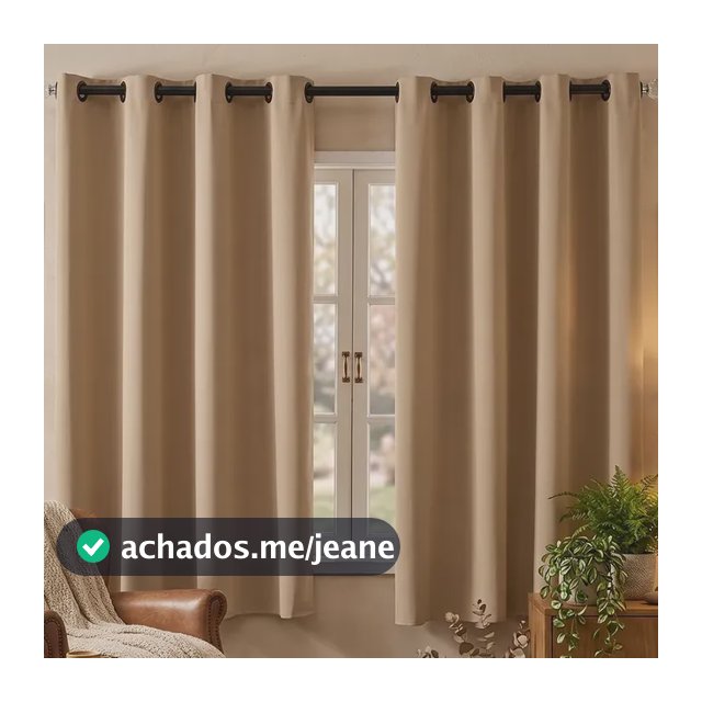 Cortina 2,20x1,40 Para Quarto/sala Em Oxford