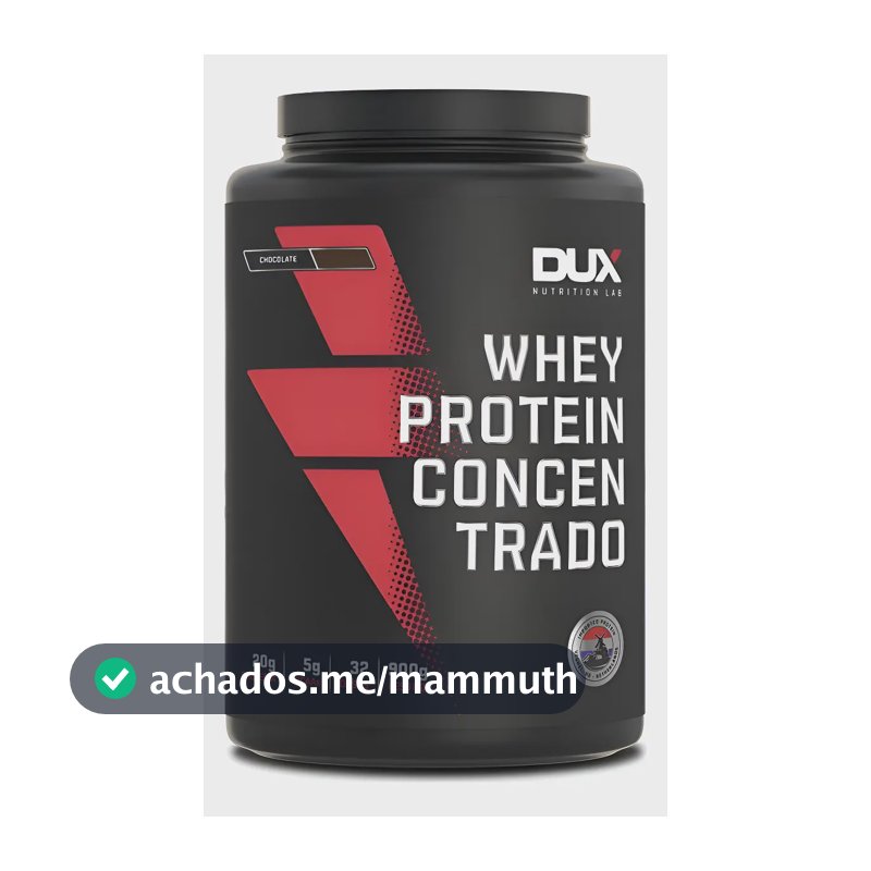 Whey Protein Pote 900g Dux Nutrition Sabor Chocolate Chocolate