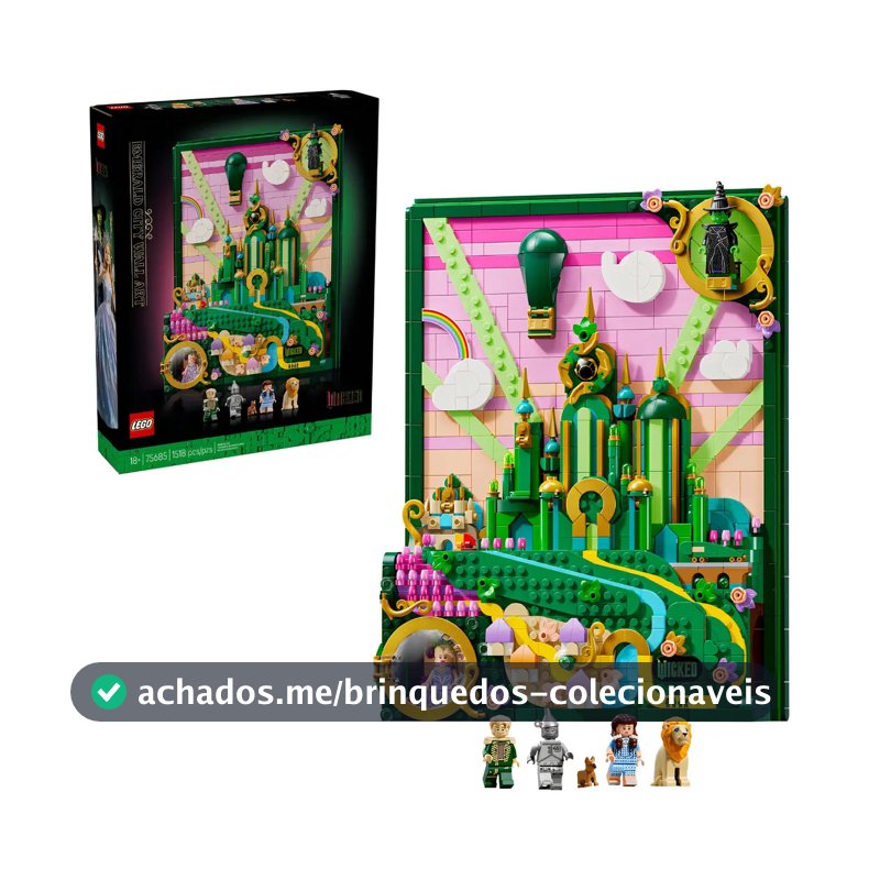 Lego® Wicked Arte De Parede De Emerald City 75685