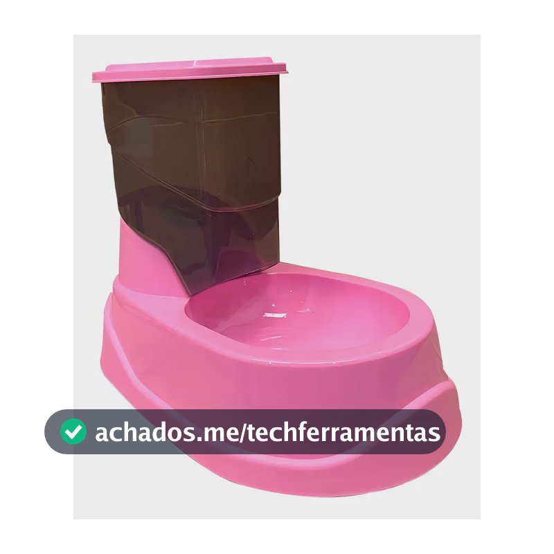Comedouro Cães Gatos Automático Comedouro Alimentador De Ração