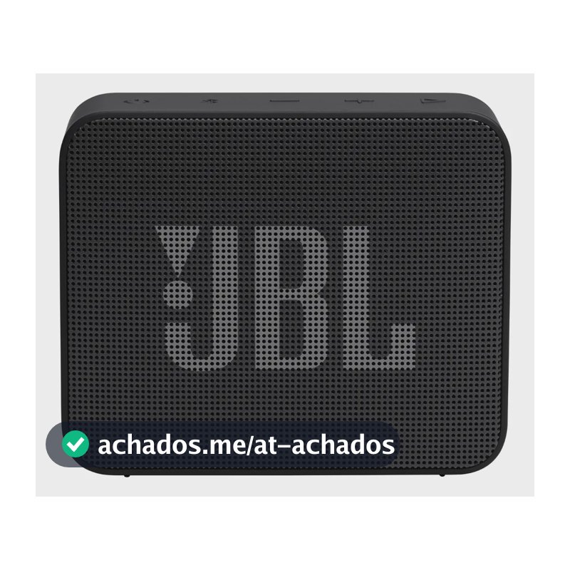 Caixa De Som Bluetooth Portátil Go Essencial 2 Jbl - Preta Preto
