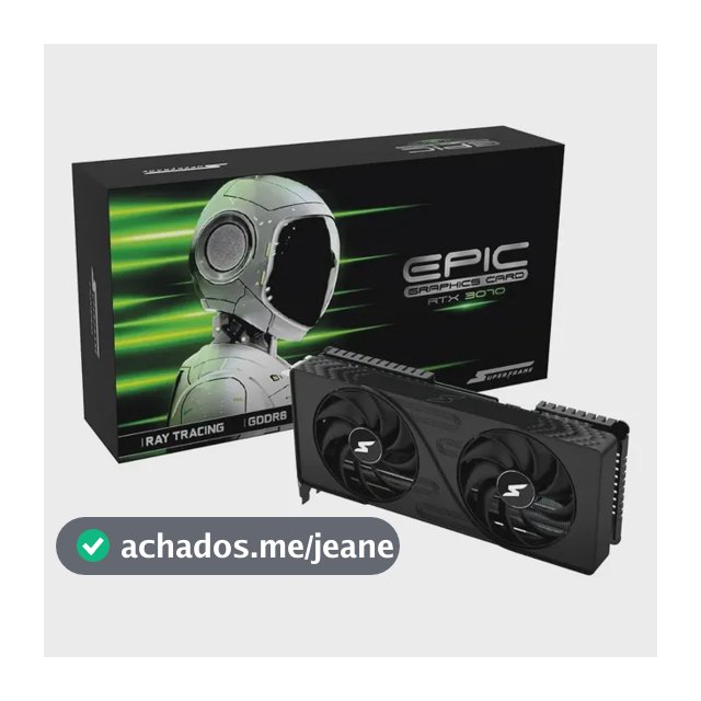 Placa De Vídeo Superframe Nvidia Geforce Rtx 3070 Epic 8 Gb