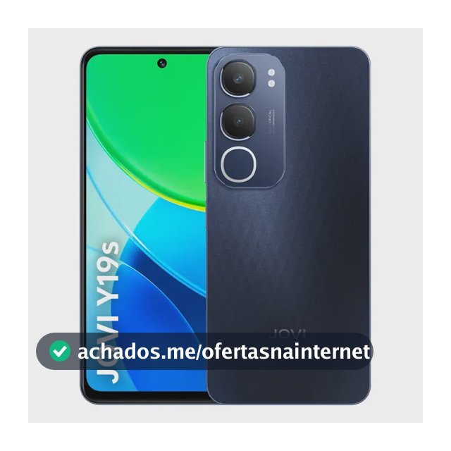 Smartphone Jovi Y19s 256gb, 4GB + 4GB RAM Expansível, Câmera 50mp, Bateria 5500mah, Carregamento 15w, Tela 90hz - Preto Safira