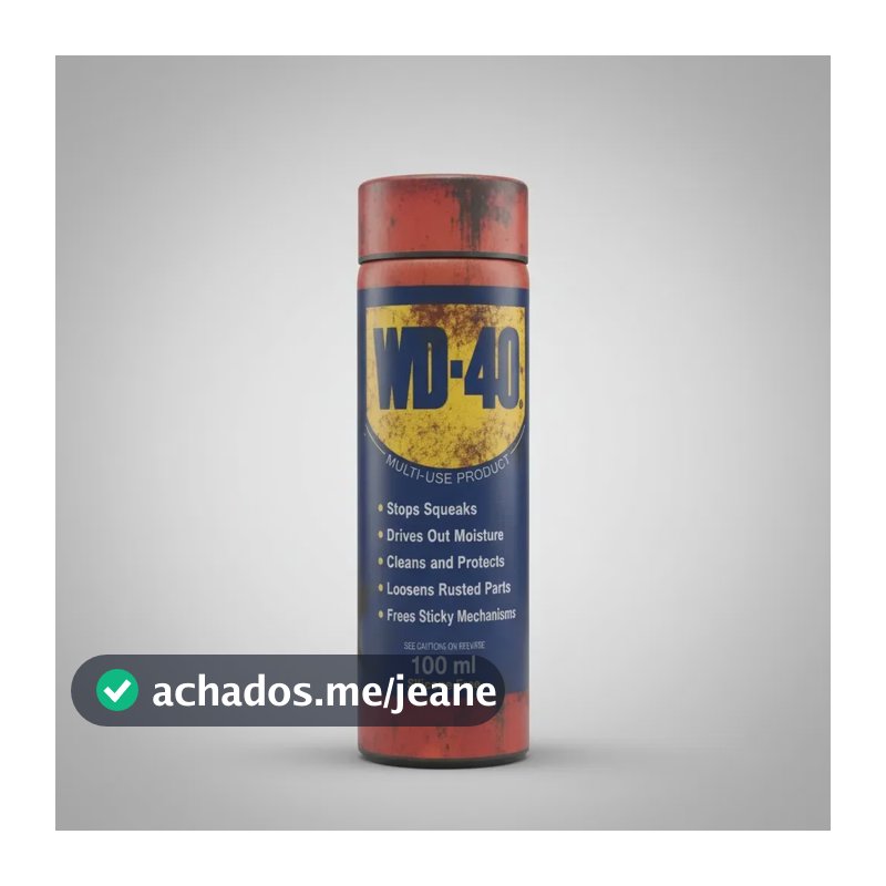 1 Garrafa Térmica Wd-40 450ml Presente Oficina Mecânica Óleo Azul