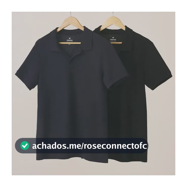 Kit Com 2 Camisas Polo Básicas Masculinas Hering