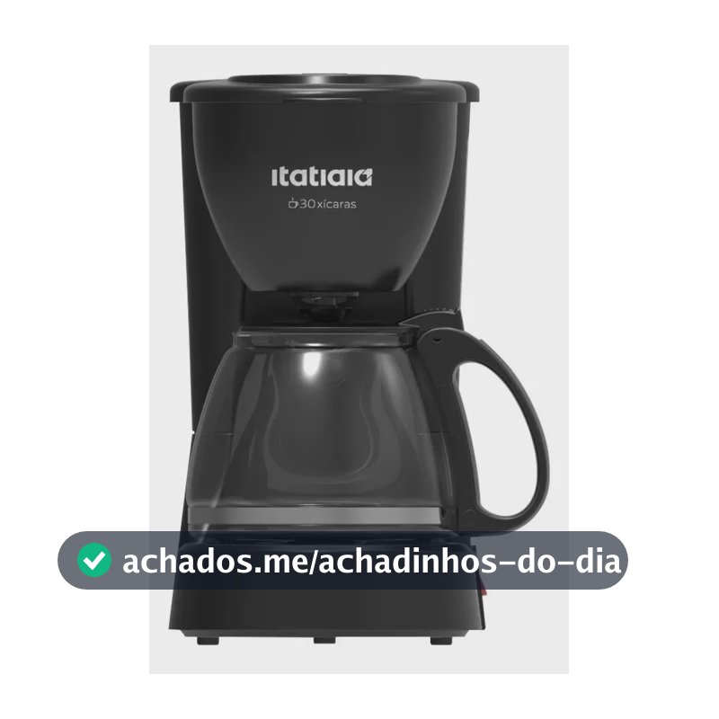 Cafeteira Elétrica Itatiaia 30 Xícaras Preto