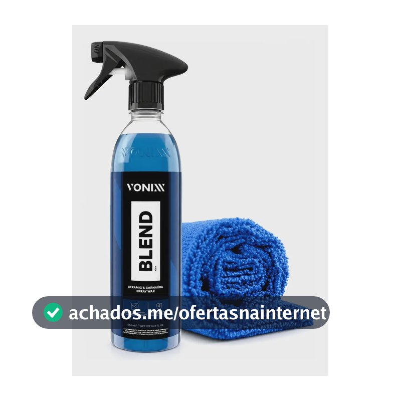 Vonixx Blend 500ml Proteção E Brilho E Flanela Microfibra