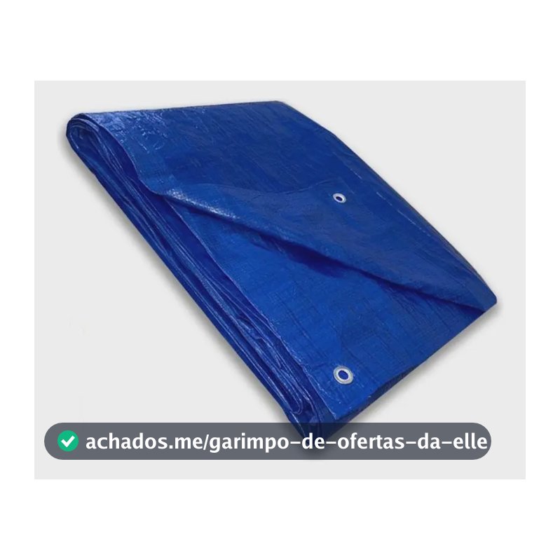 Lona Plástica Polietileno 3x2m Azul Impermeável Lonas Online com UV